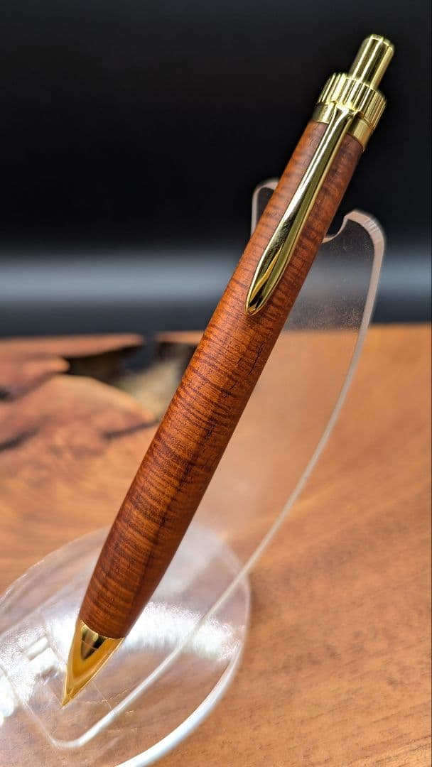 599超極上　サイアミーズローズウッド　マイクロカーリー　木軸シャーペン