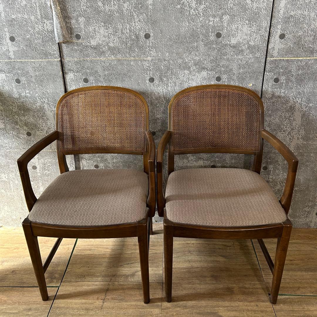 ꧁カリモク家具 karimoku꧂ダイニングテーブル&アームチェア2脚セット