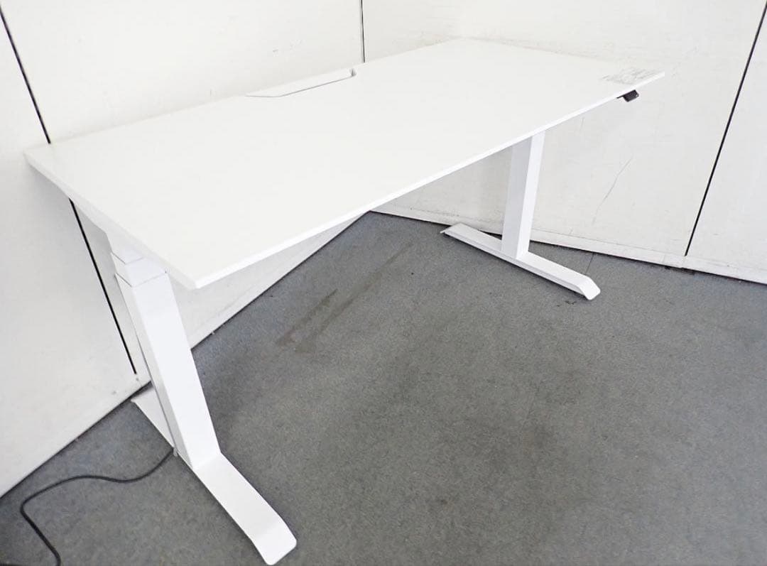 コクヨ 電動昇降デスク シークエンス 幅135 ホワイト パソコンデスク