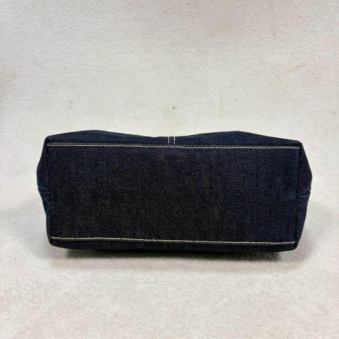【美品✨】希少　ローレンラルフローレン　デニム　ハンドバッグ 紺色　ワンショル