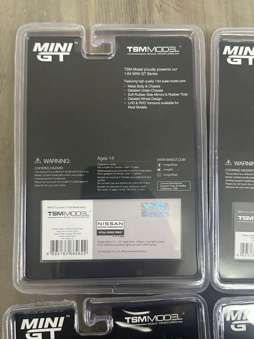 リバティウォーク スカイライン ミニカー 4点セット　ケンメリ