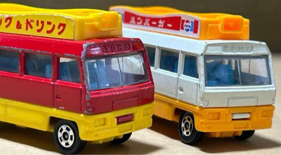 トミカ いすゞ ジャーニーQ 2台セット ハンバーガー スナック&ドリンク