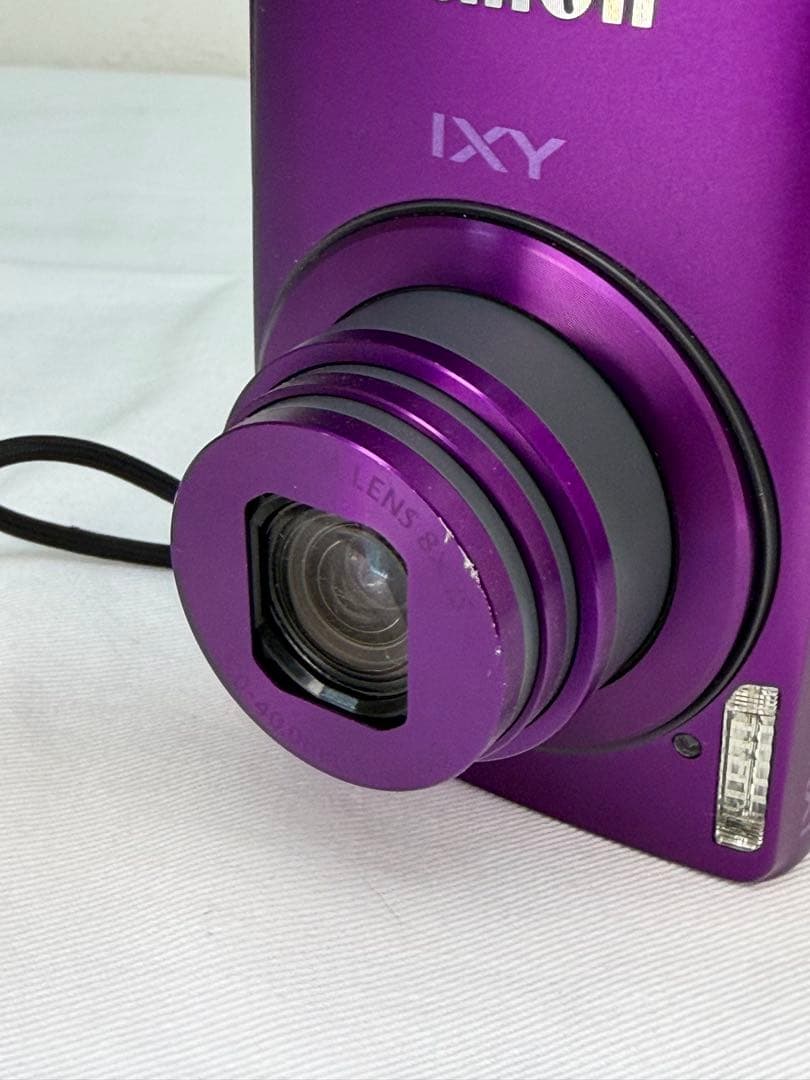 訳アリ Canon IXY600fパープルコンパクトデジタルカメラ