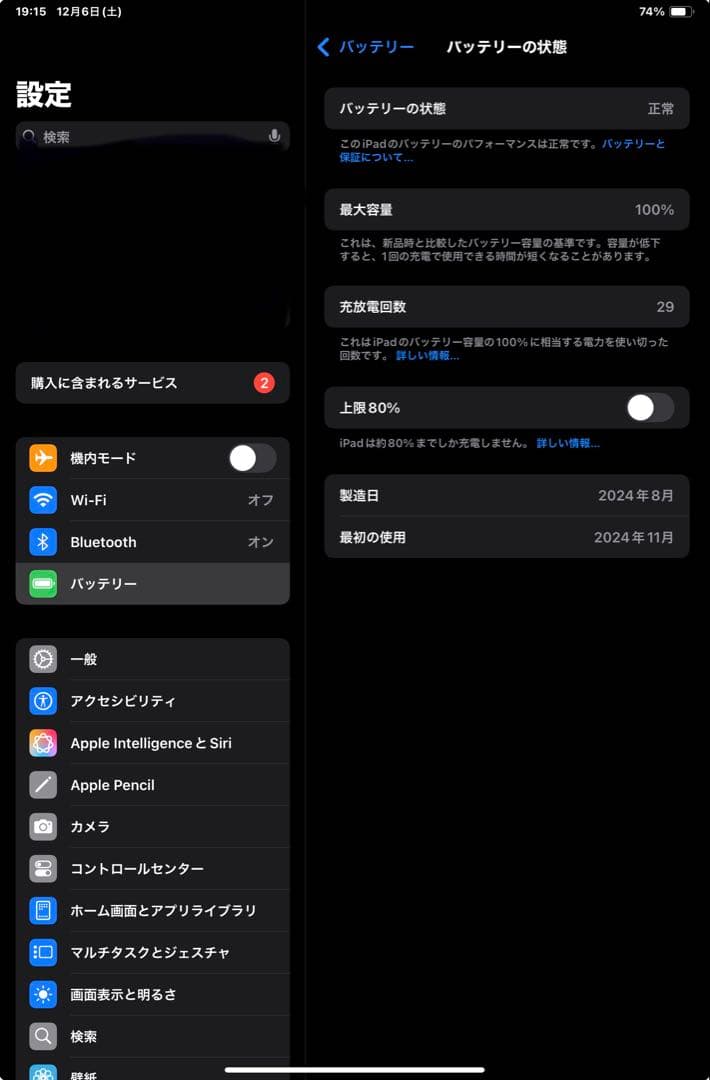 【バッテリー100%】iPad mini 第7世代 128GB ケース付