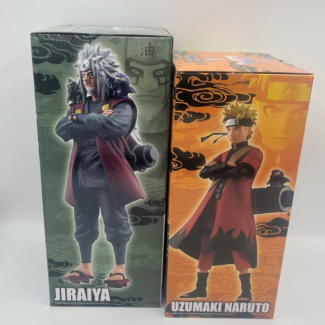 【新品】一番くじNARUTO A賞 E賞　ナルト、自来也（仙人モード）