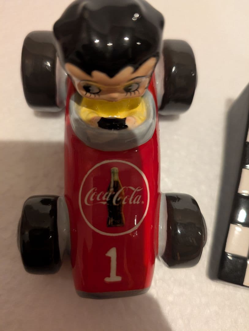 ベティ・ブープ「コカ・コーラ」スペシャル ソルト＆ペッパーシェーカー セラミック