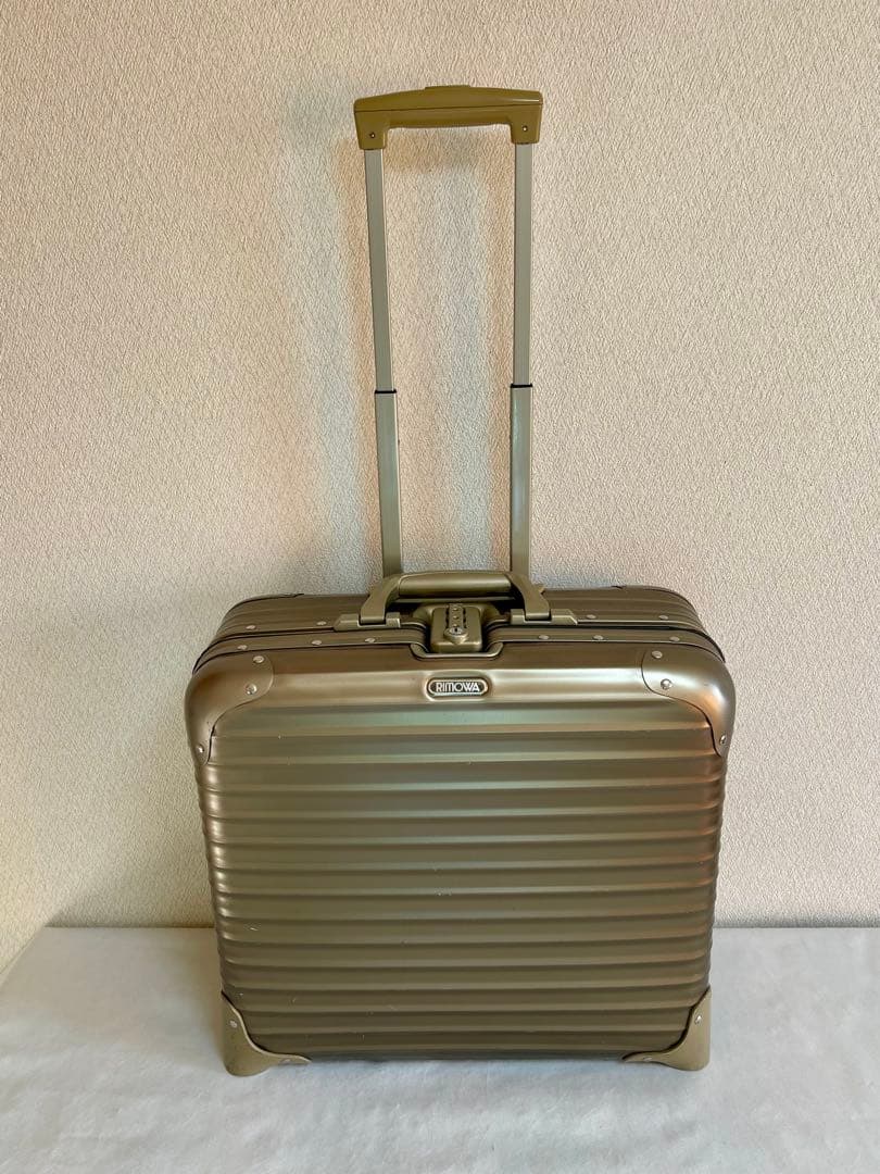 I*O様 リモワ RIMOWA トパーズチタニウム ビジネストロリー 28L 廃