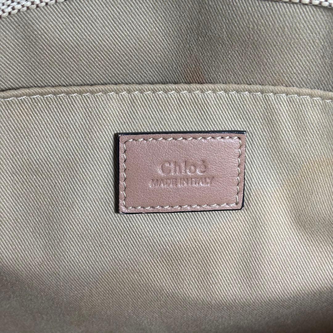 クロエ Chloe トートバッグ ショルダーバッグ 肩掛け ウッディ ミディアム