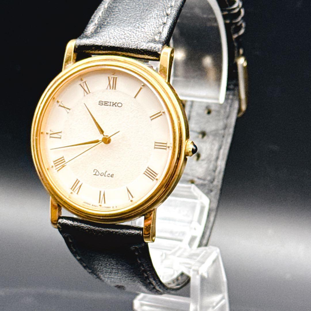 SEIKO Dolce 腕時計 稼働 セイコー クォーツ ビンテージ メンズ