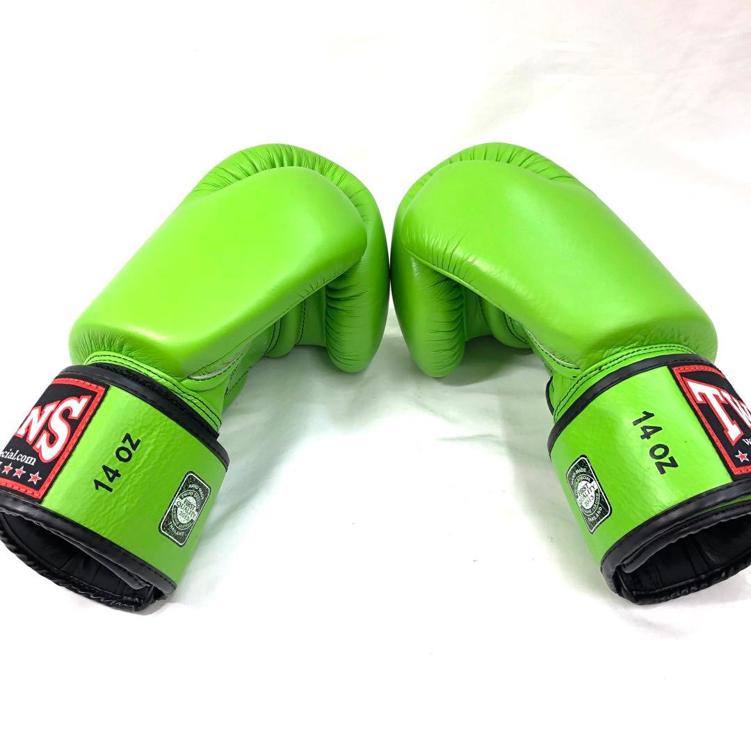 TWINS ツインズ グローブ レッグガード ヘッドギア セット グリーン