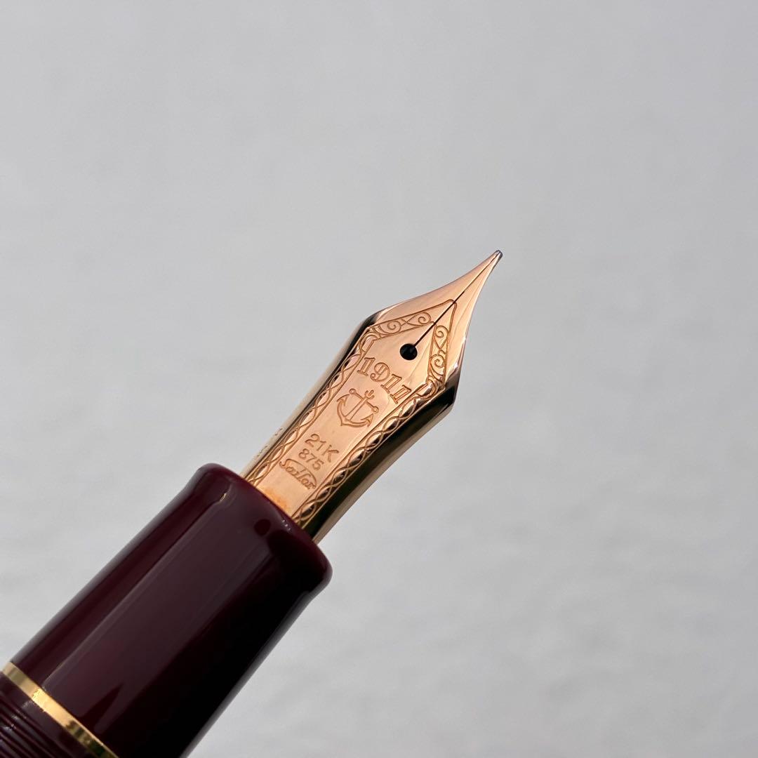 SAILOR セーラー万年筆 津軽塗り 21K MF