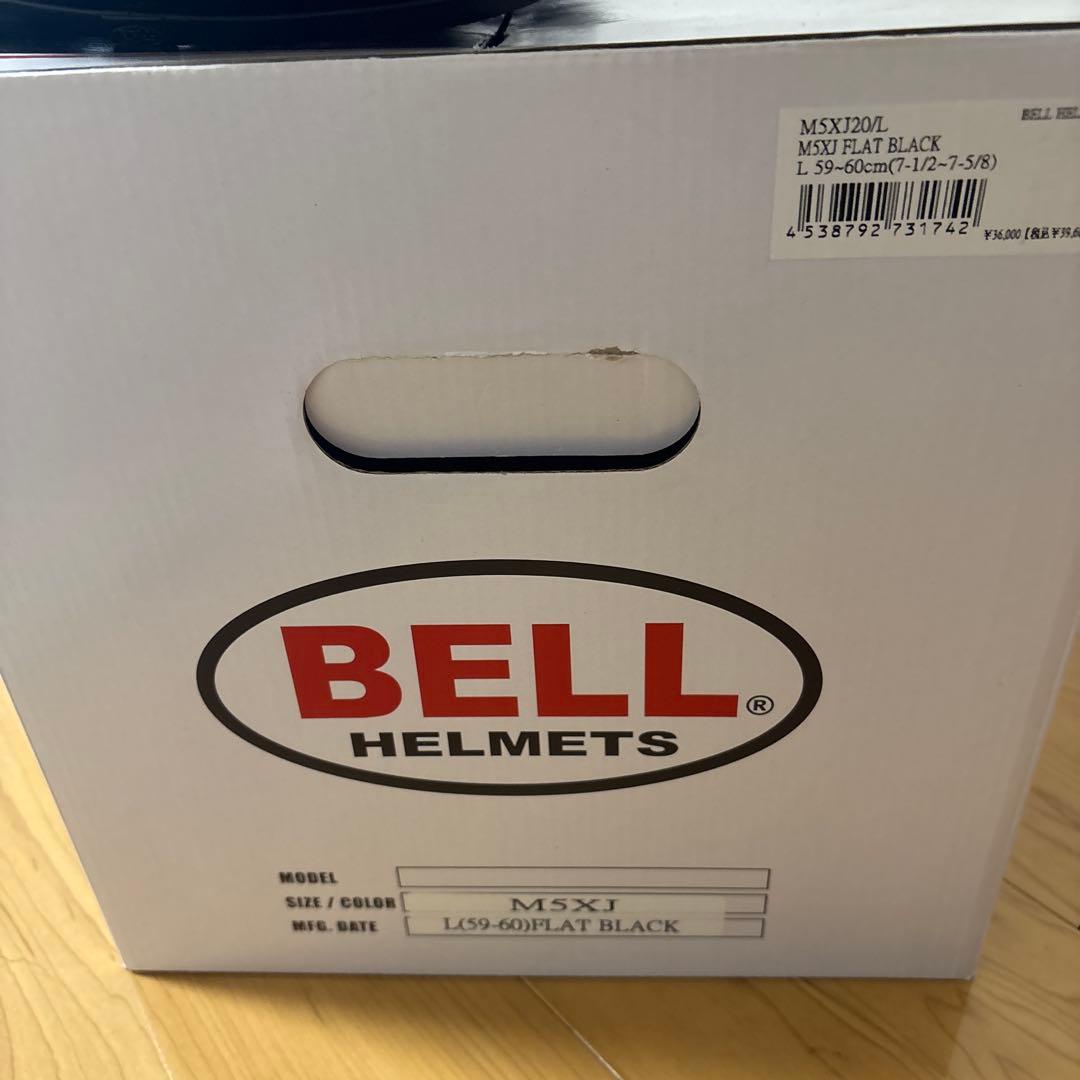 BELL M5XJフルフェイス　マットブラック L59-60cm