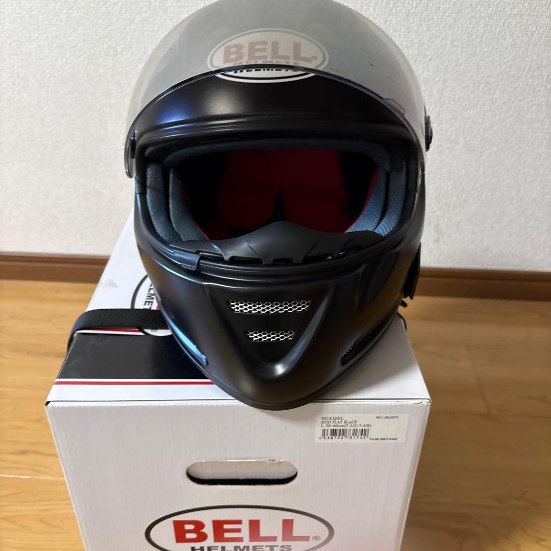 BELL M5XJフルフェイス　マットブラック L59-60cm