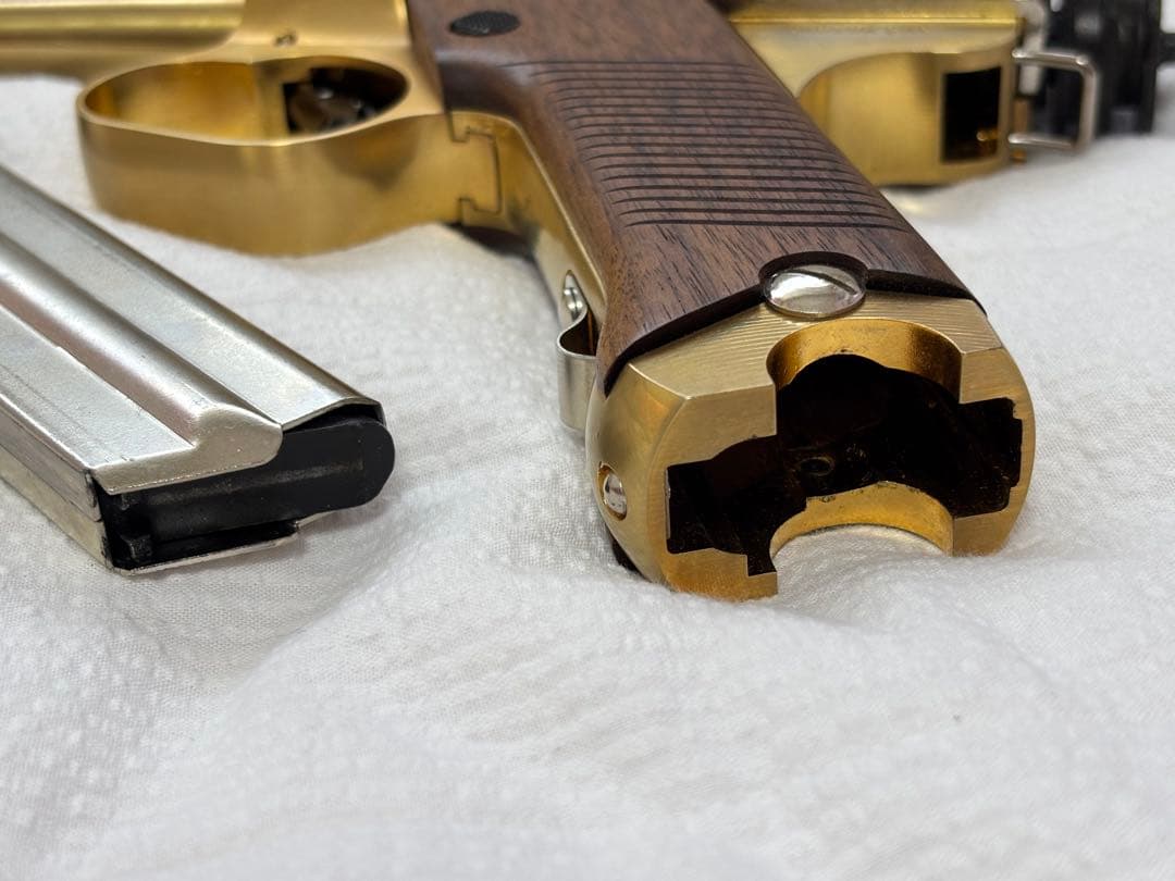 美中古 モデルガン ハドソン 南部14年式 N3 後期型 木グリ SMG規格