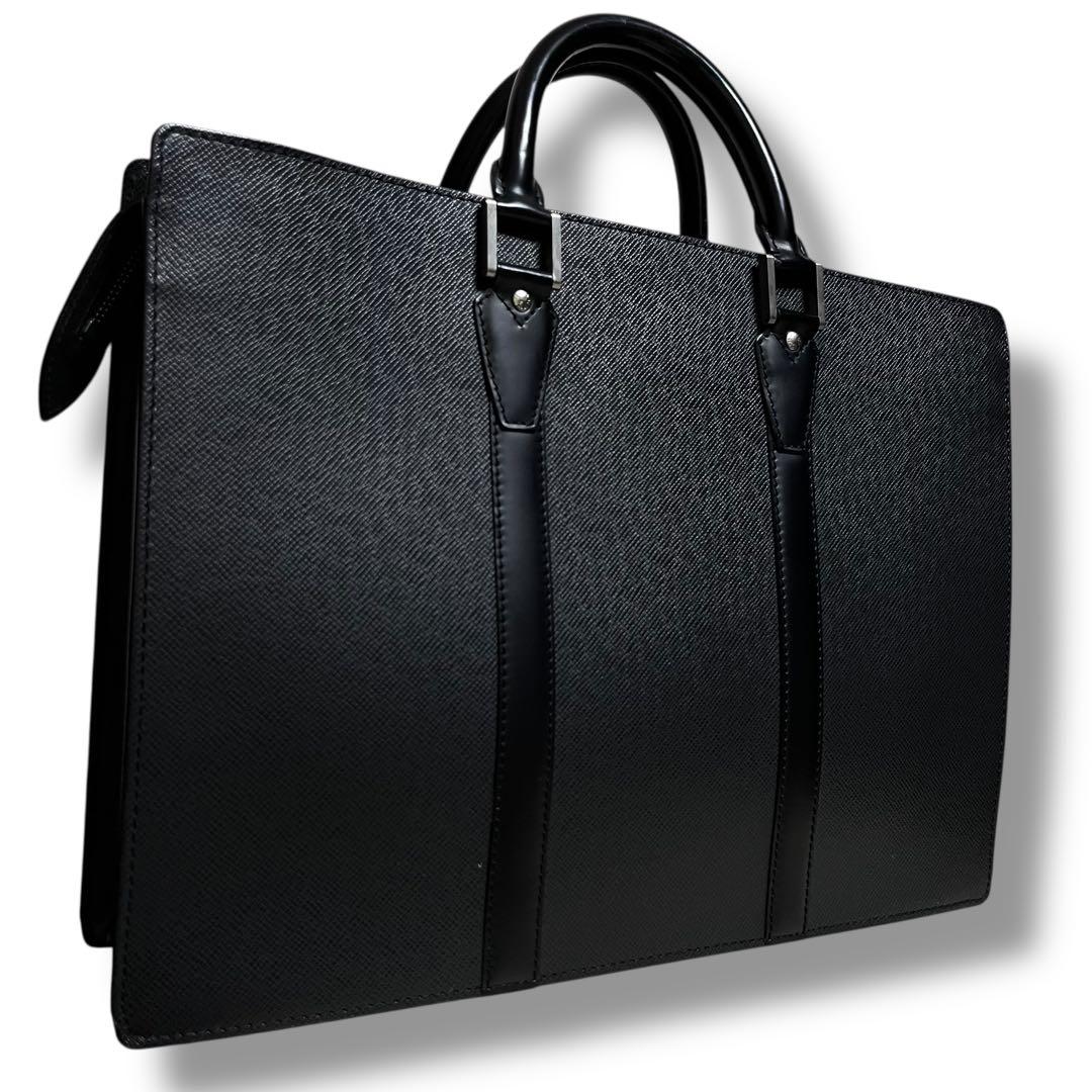 極美品 ルイヴィトン M30052 タイガ ポルトドキュマン ロザン ビジネス