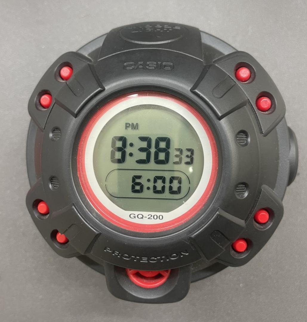 【希少】CASIO GQ-200 CLOCK マッスルタイム Gショック 未使用
