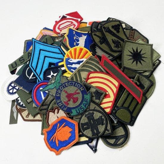 【100枚セット】ミリタリー ミックスワッペン（新品）