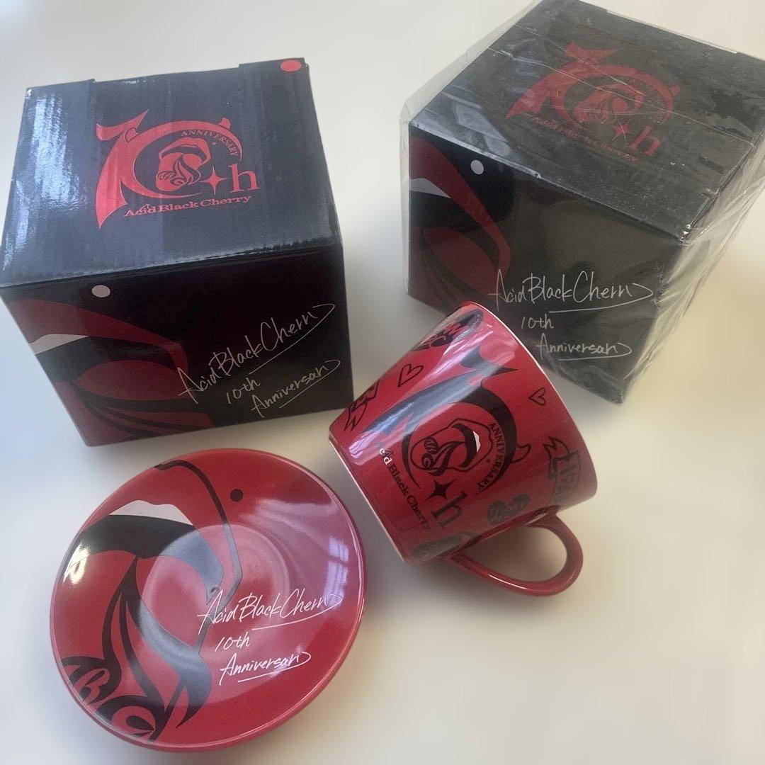 Acid Black Cherry 10周年記念 マグカップ 赤・黒セット