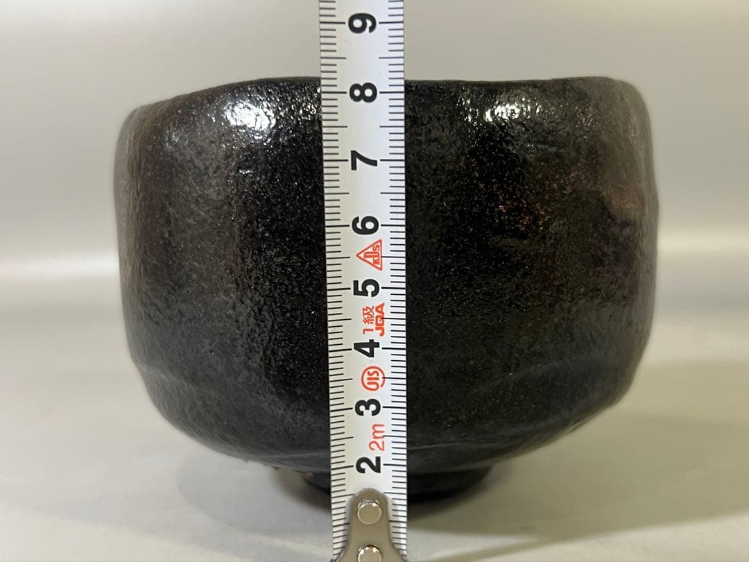 DT754 茶道具 久楽黒茶碗