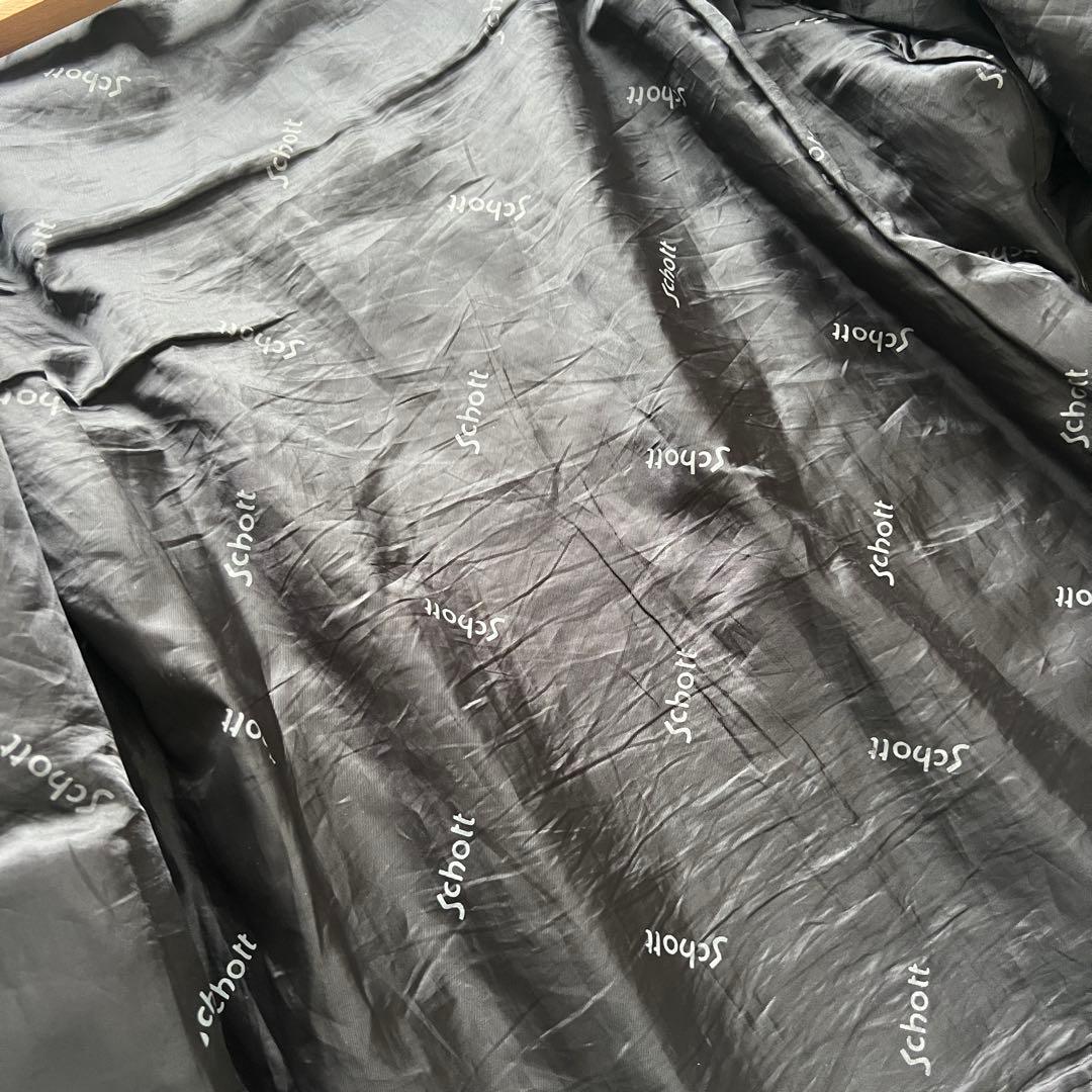 美品✨ショット シングルライダージャケット レザー ジップアップ ブラック 38