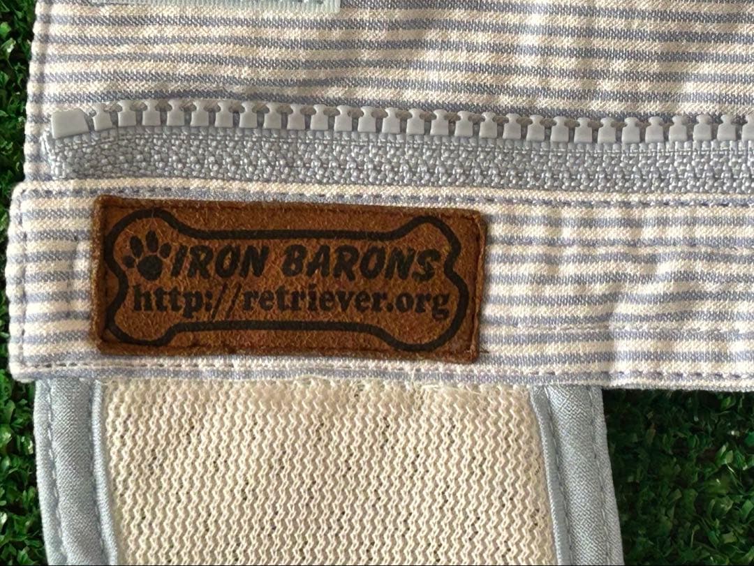 アイアンバロン IRON BARONS ハニカムハーネス　ホワイト/ブルー