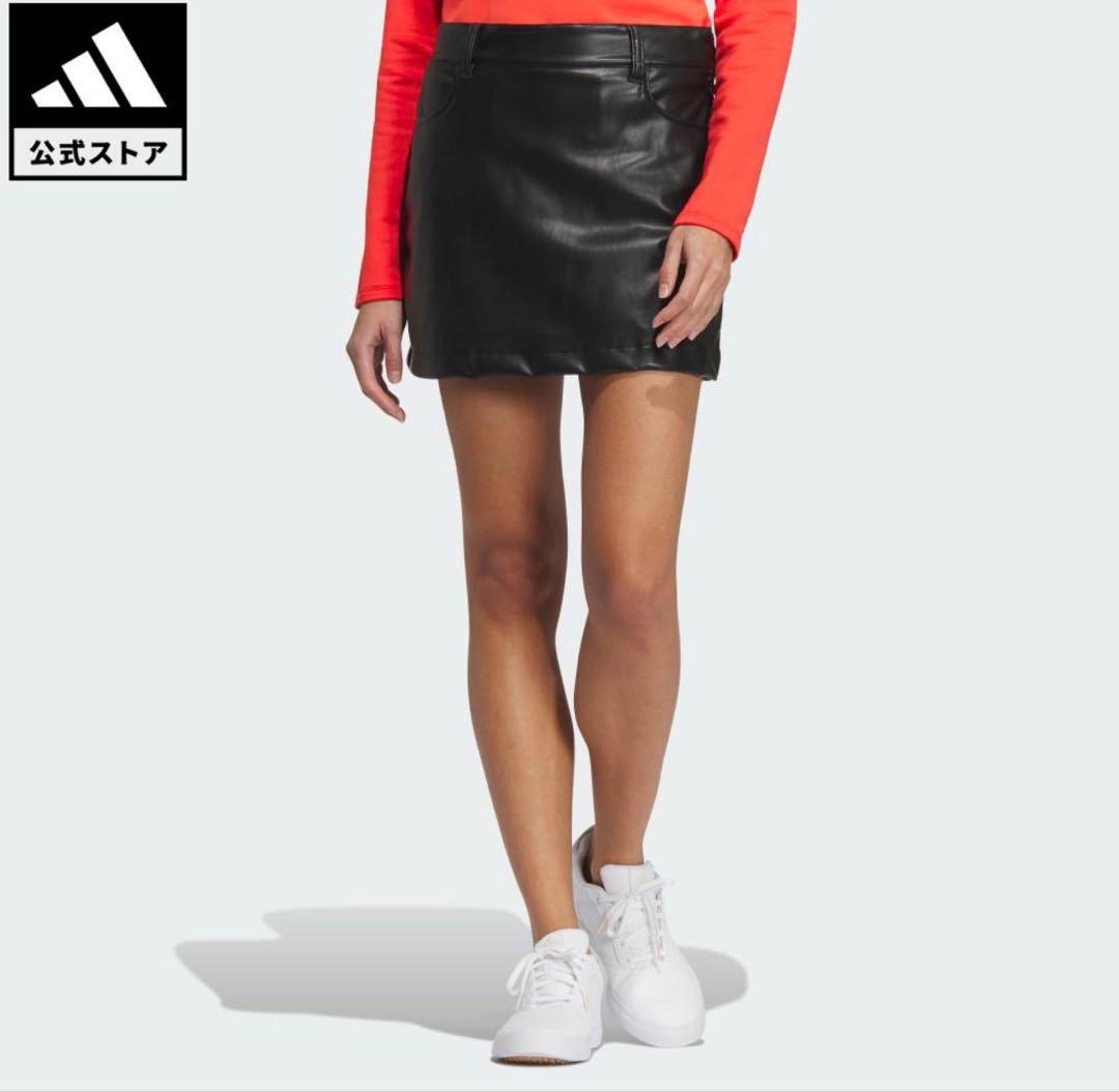 モックネック　ビックシルエット　長袖　ニット　レザースカート　セットアップ　秋冬