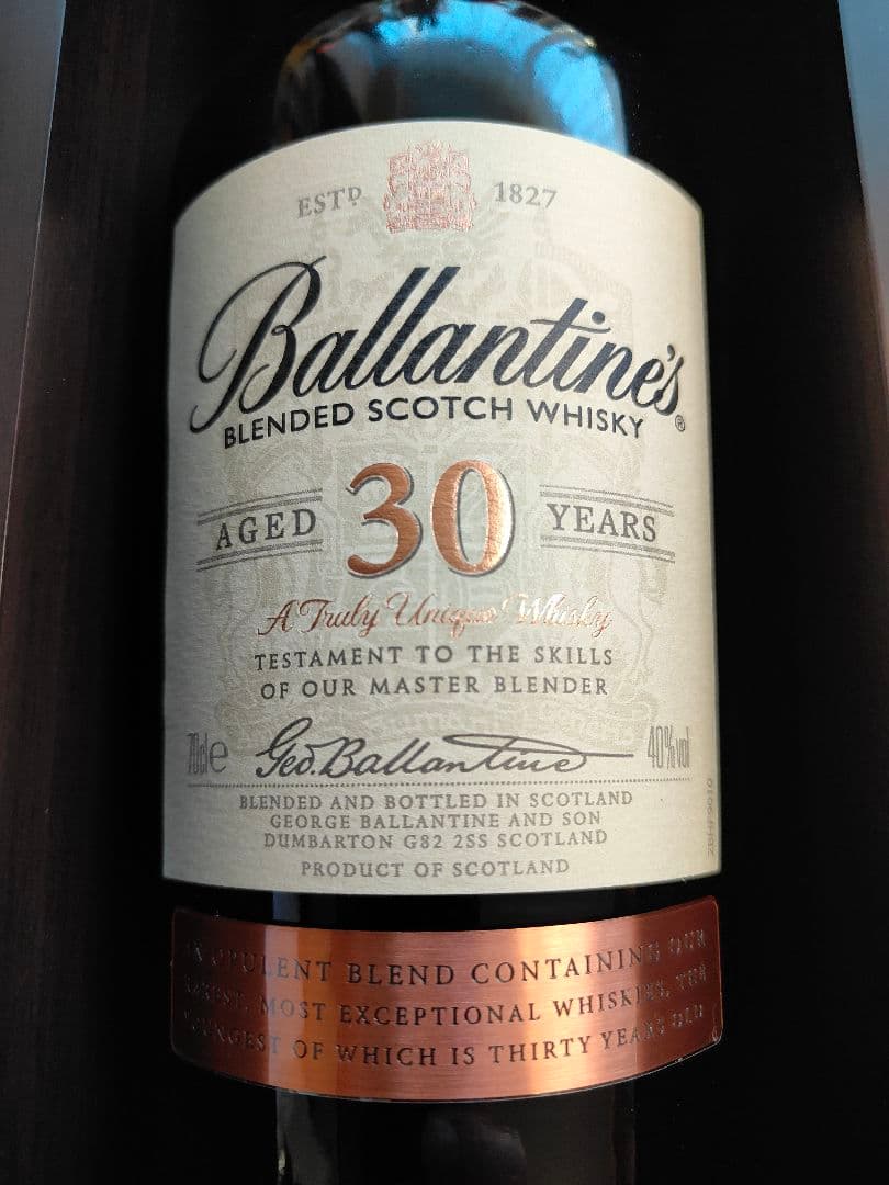 Ballantine's 30年 Blended Scotch Whisky