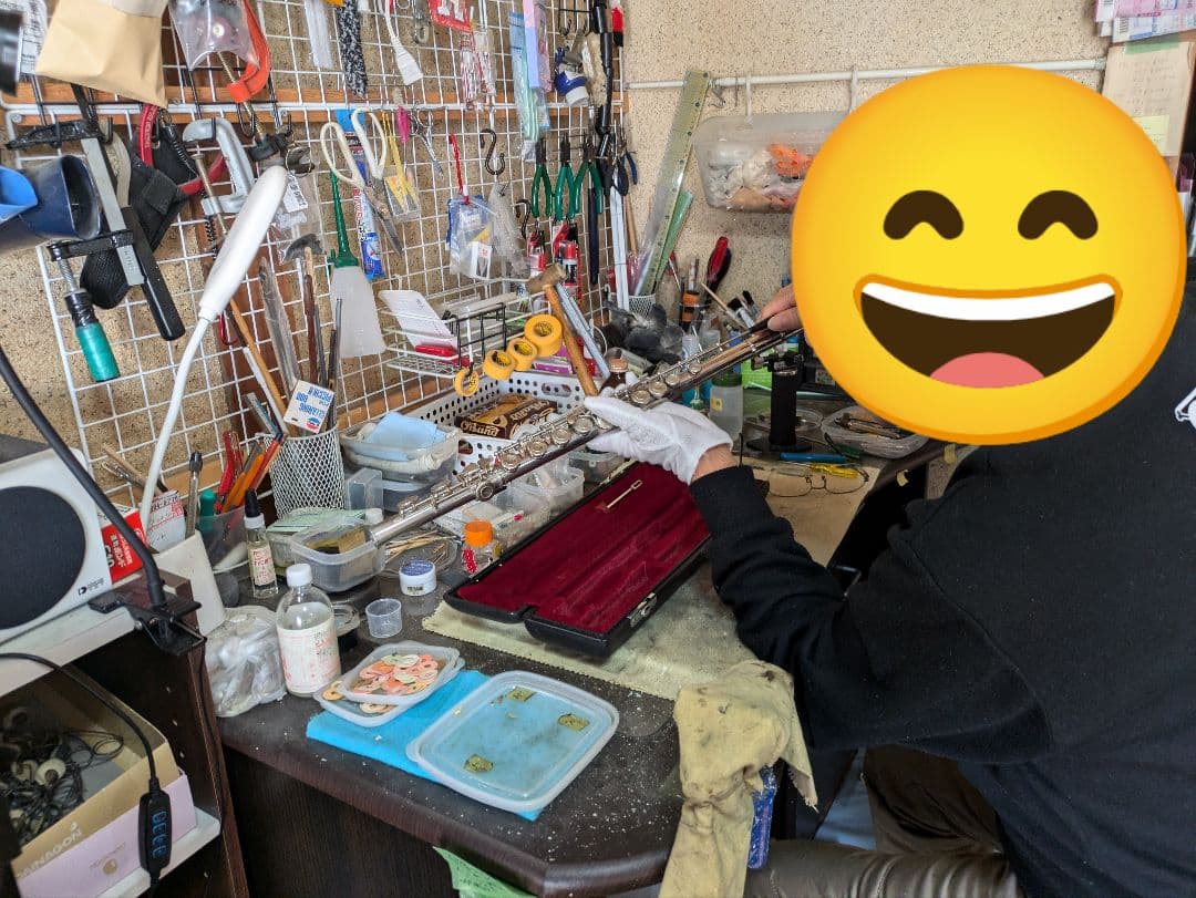 フルート　調整済　YAMAHA YFL23（Eメカ仕様）