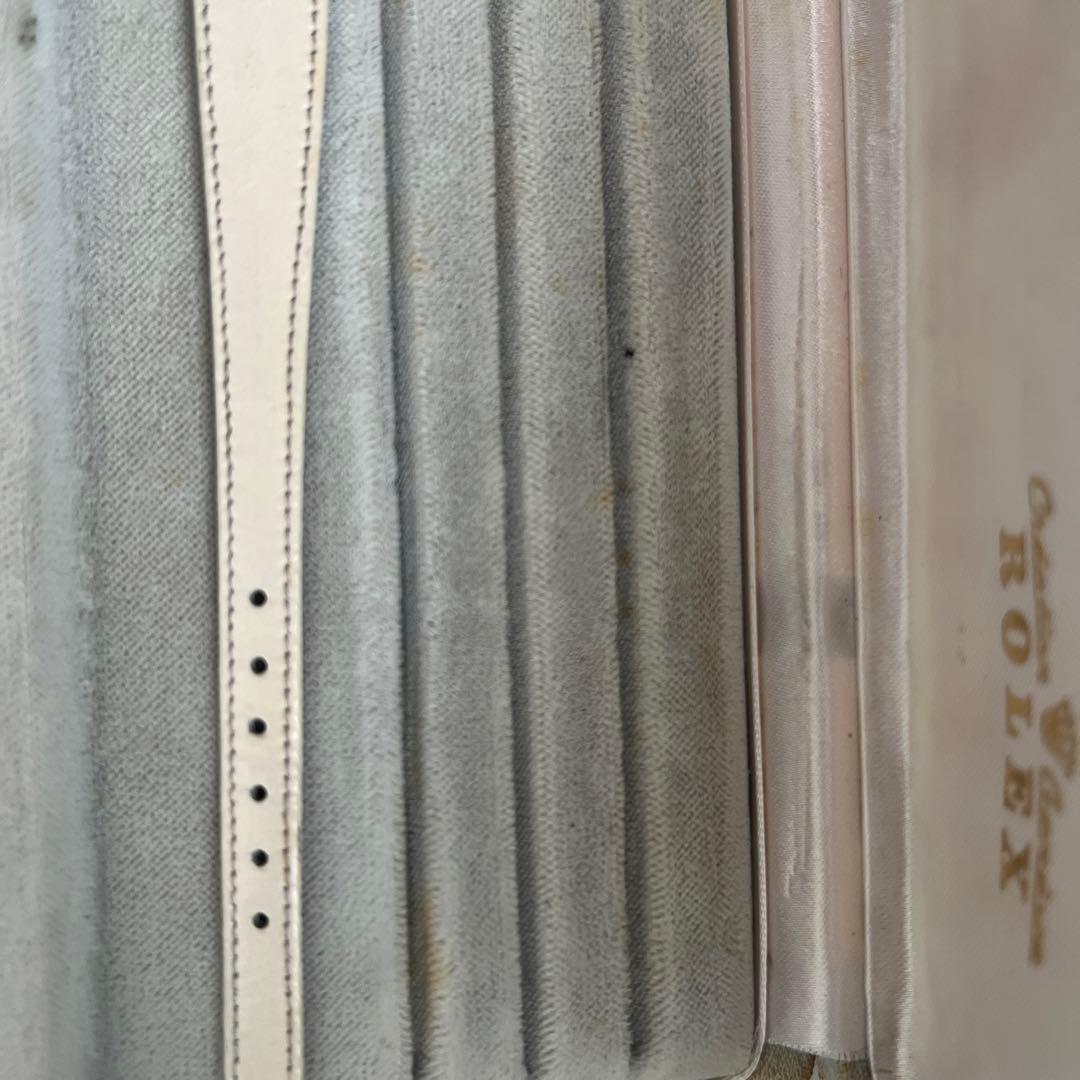 ロレックス カメレオン　純正尾錠　純正ベルト　アイボリー