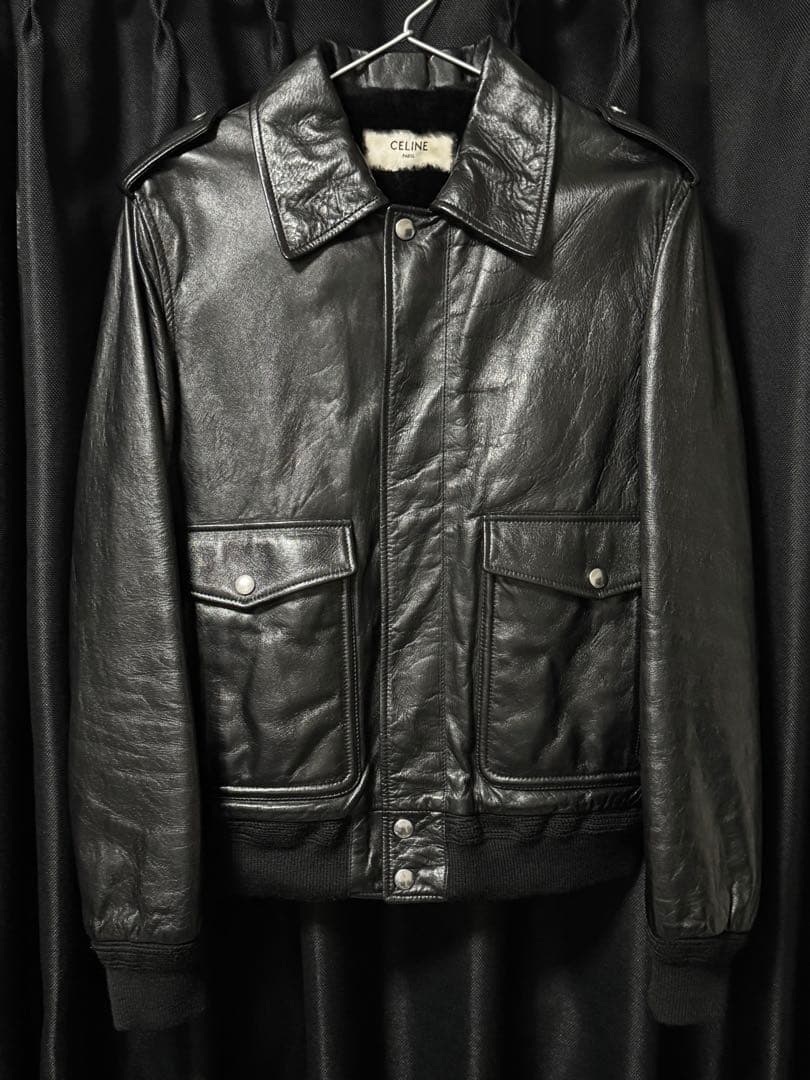 セリーヌ　アビエータージャケット　エディスリマン 2E352280