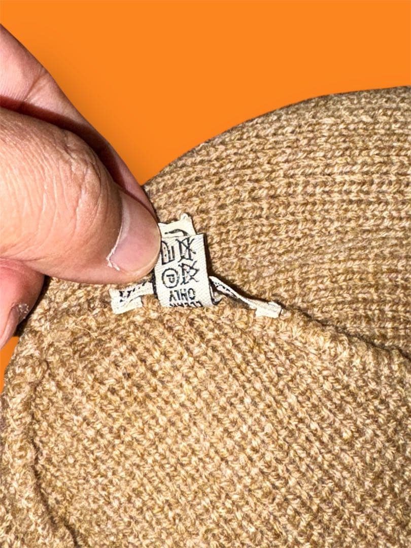 HERMES エルメス カシミヤ ニット帽 ビーニー 『 Hロゴ 』マルジェラ期
