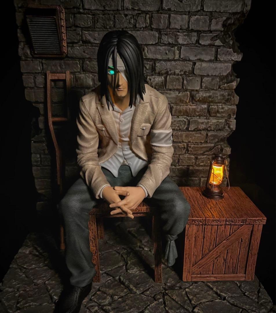 進撃の巨人 エレン・イェーガー ガレージキット ガレキ スタチュー①④