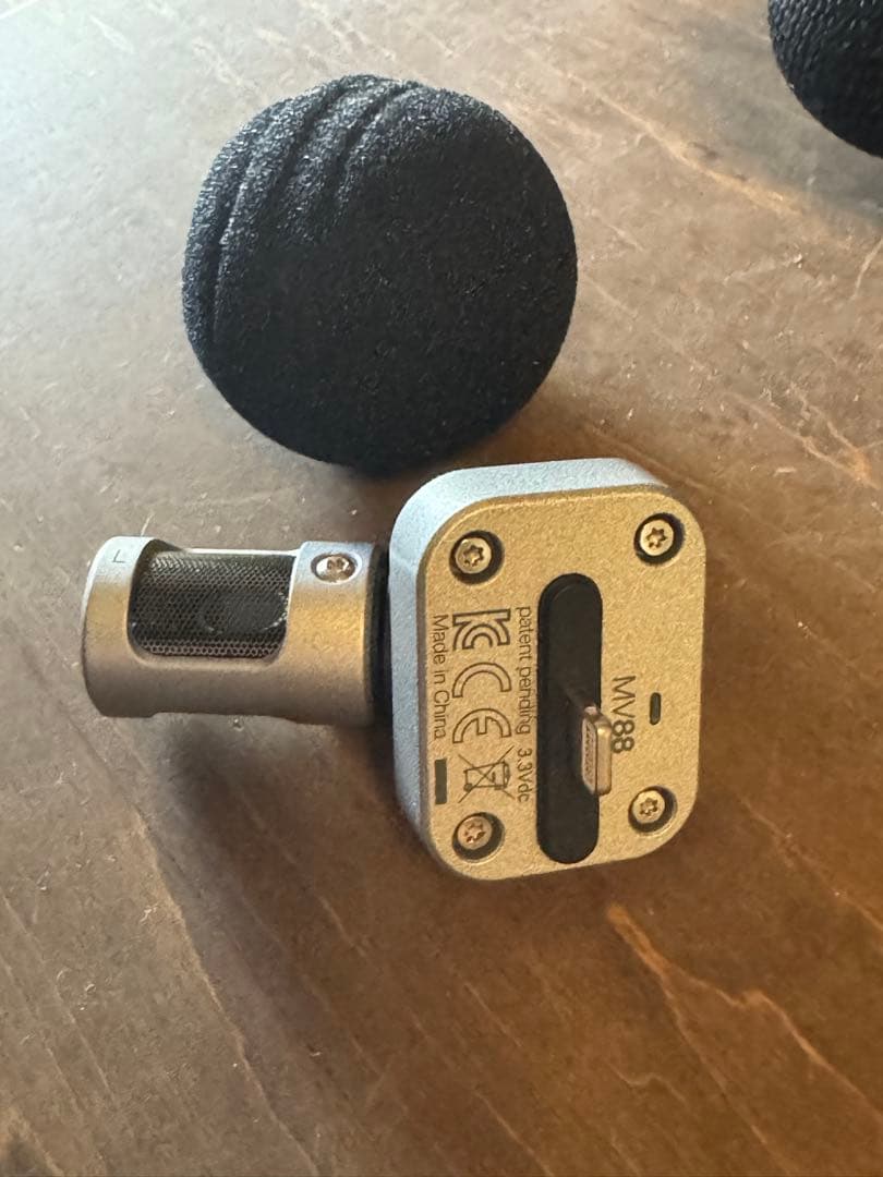 SHURE MV88 マイク　Lightning