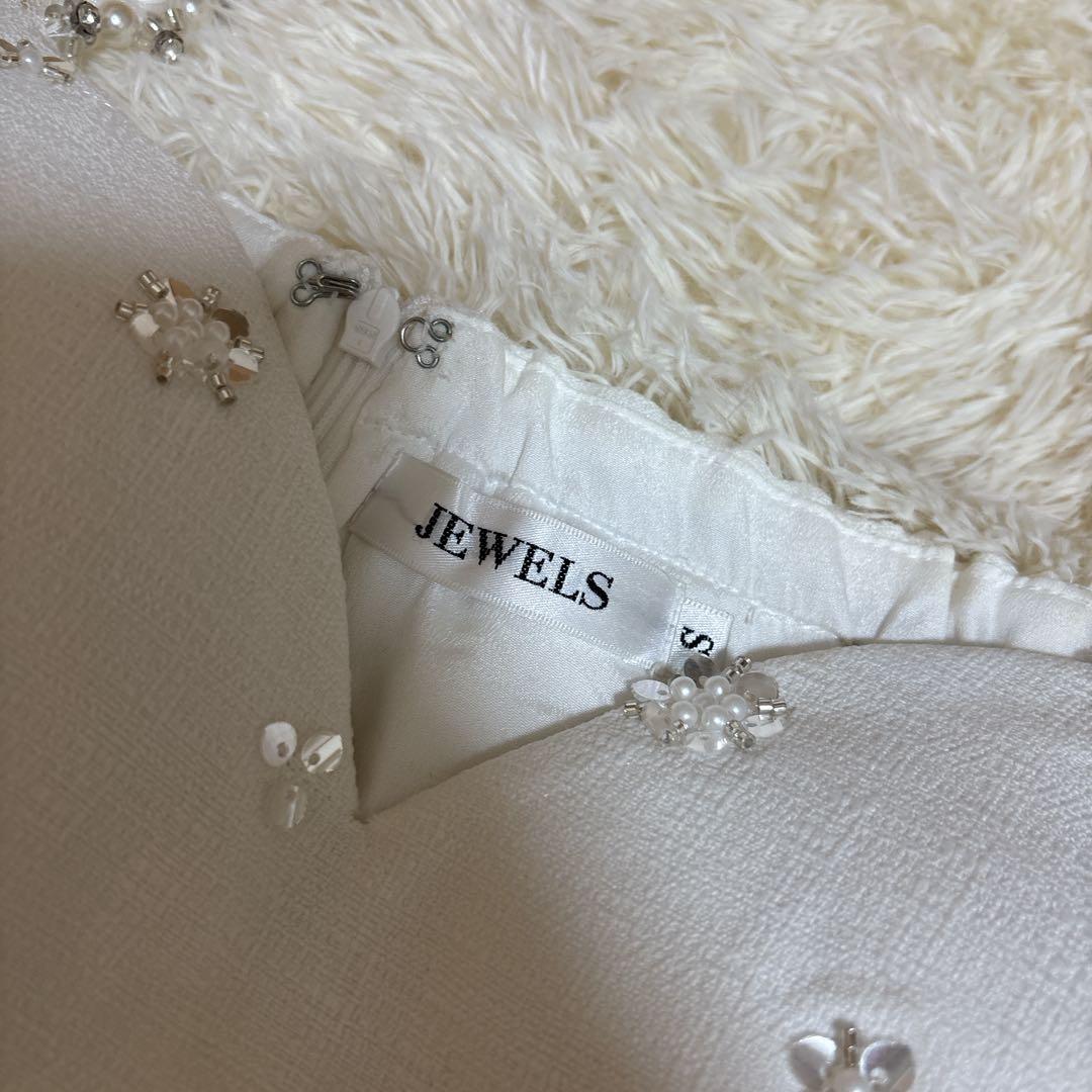 jewels ビジューAラインドレス