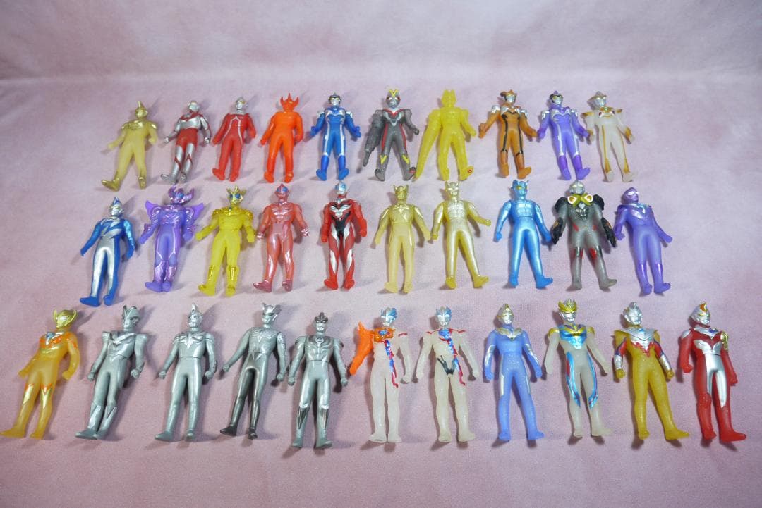 ウルトラヒーローシリーズ500　限定ソフビ　クリアソフビ　31体