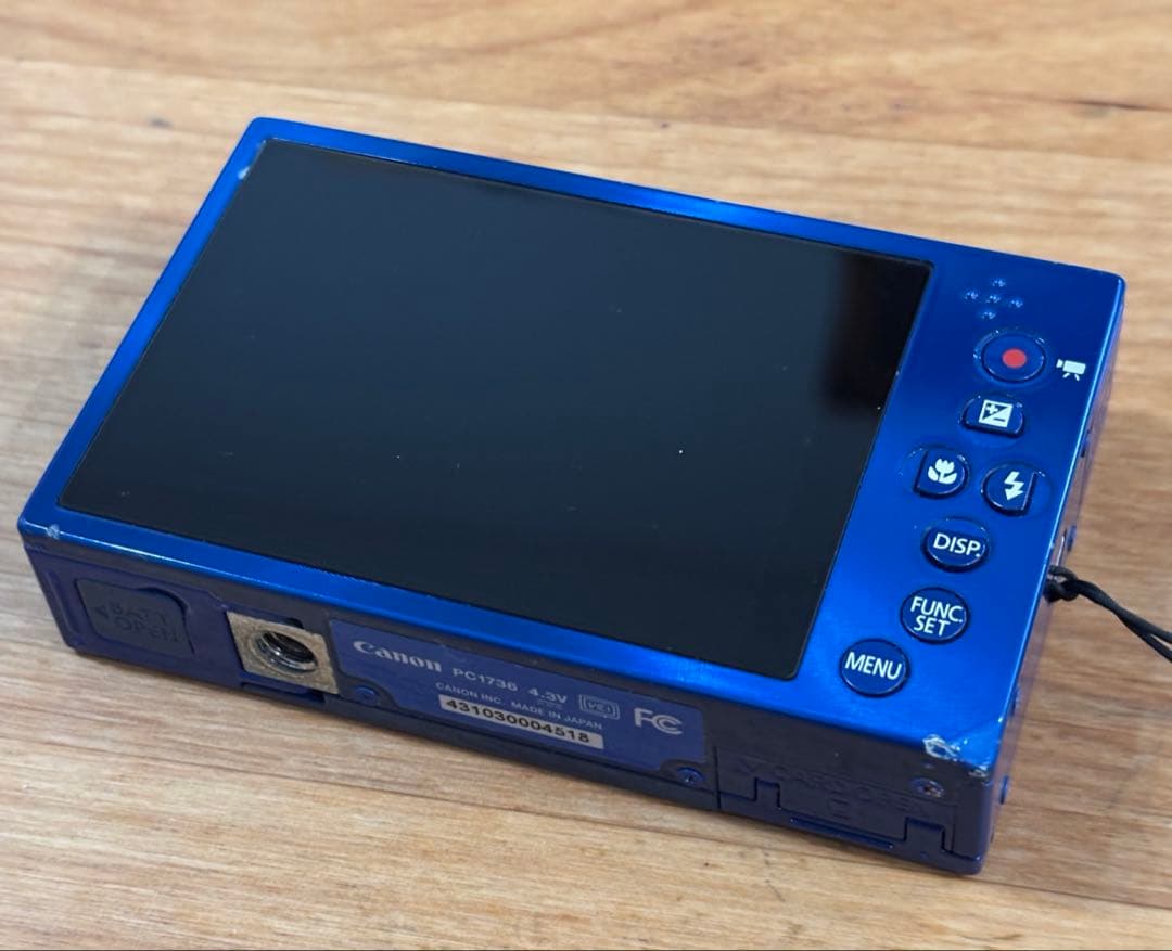 Canon IXY 3 青　コンパクトデジタルカメラ