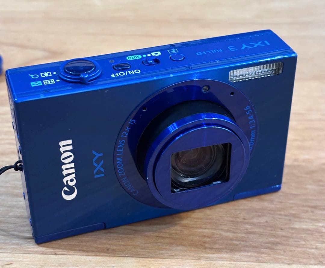 Canon IXY 3 青　コンパクトデジタルカメラ