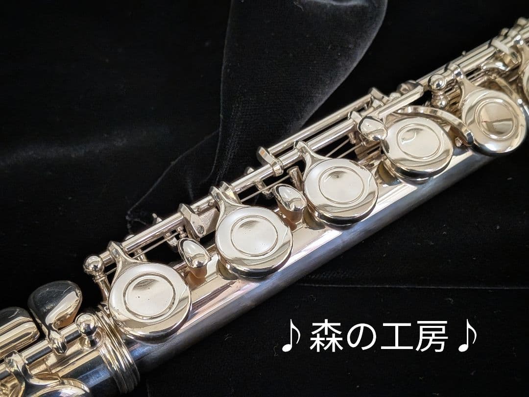値下げ‼️中古フルート専門店‼️銀メッキ ヤマハフルートYFL211SⅡ Eメカ