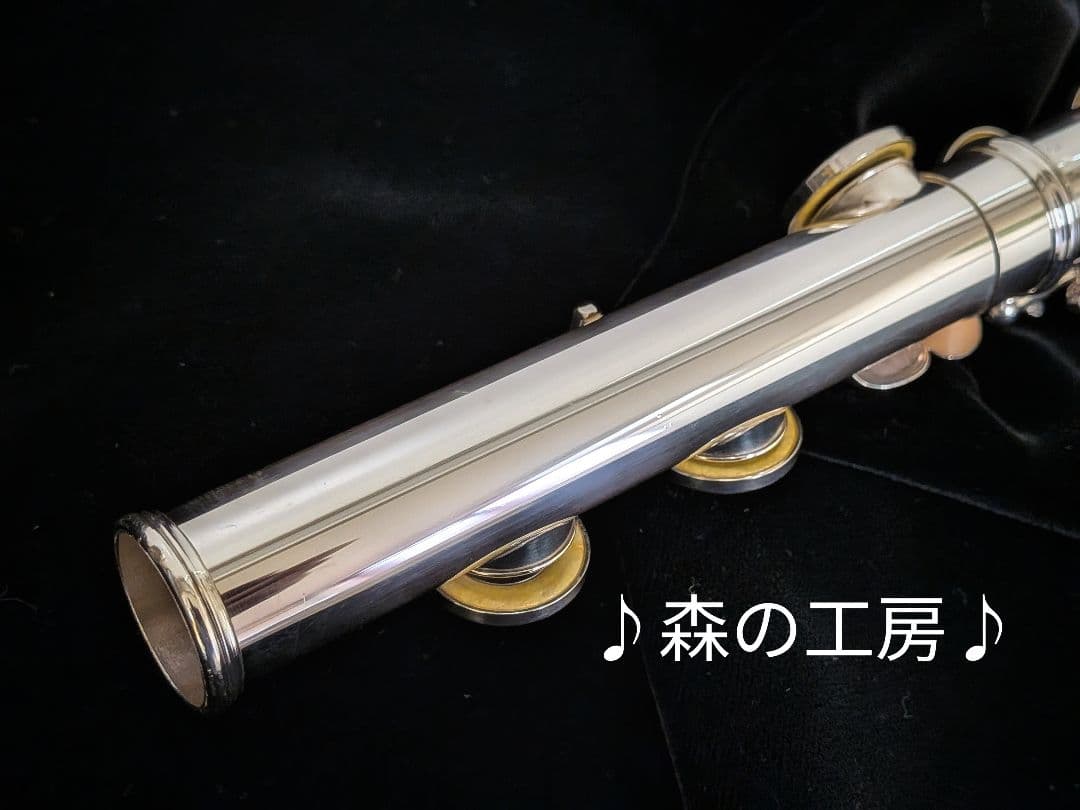 値下げ‼️中古フルート専門店‼️銀メッキ ヤマハフルートYFL211SⅡ Eメカ