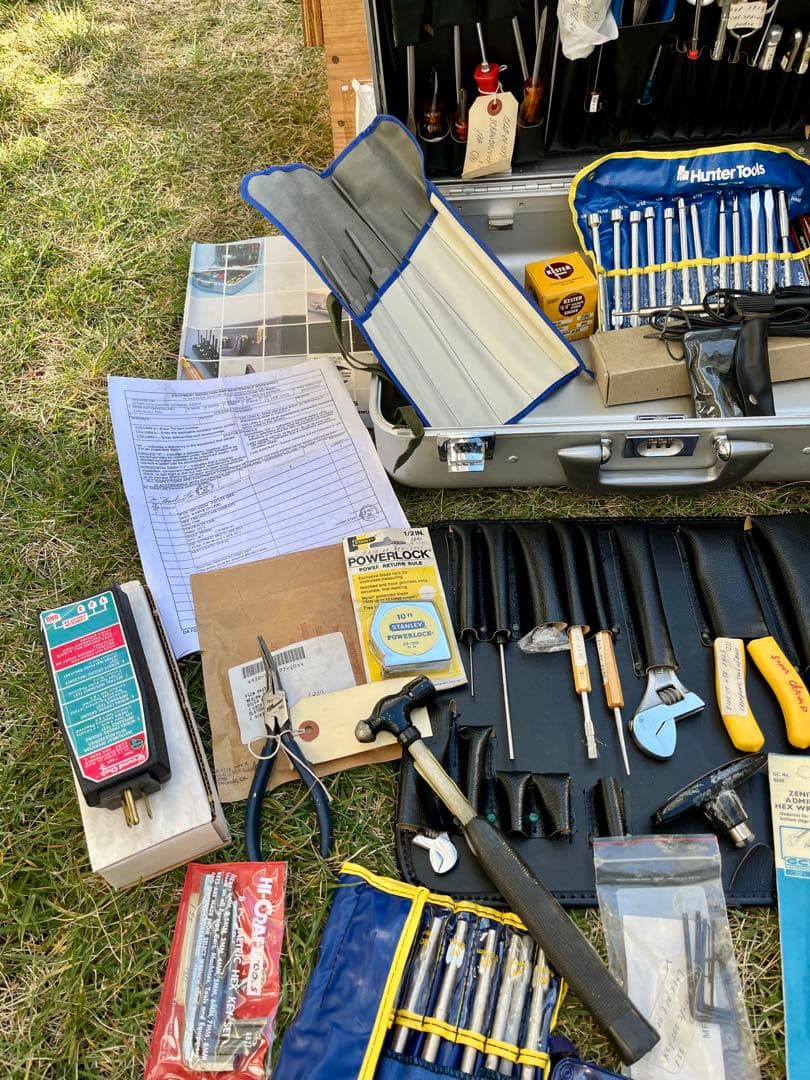 米軍放出未使用品 希少品 ゼロハリケース入り ビンテージ整備ツールキット木箱付き