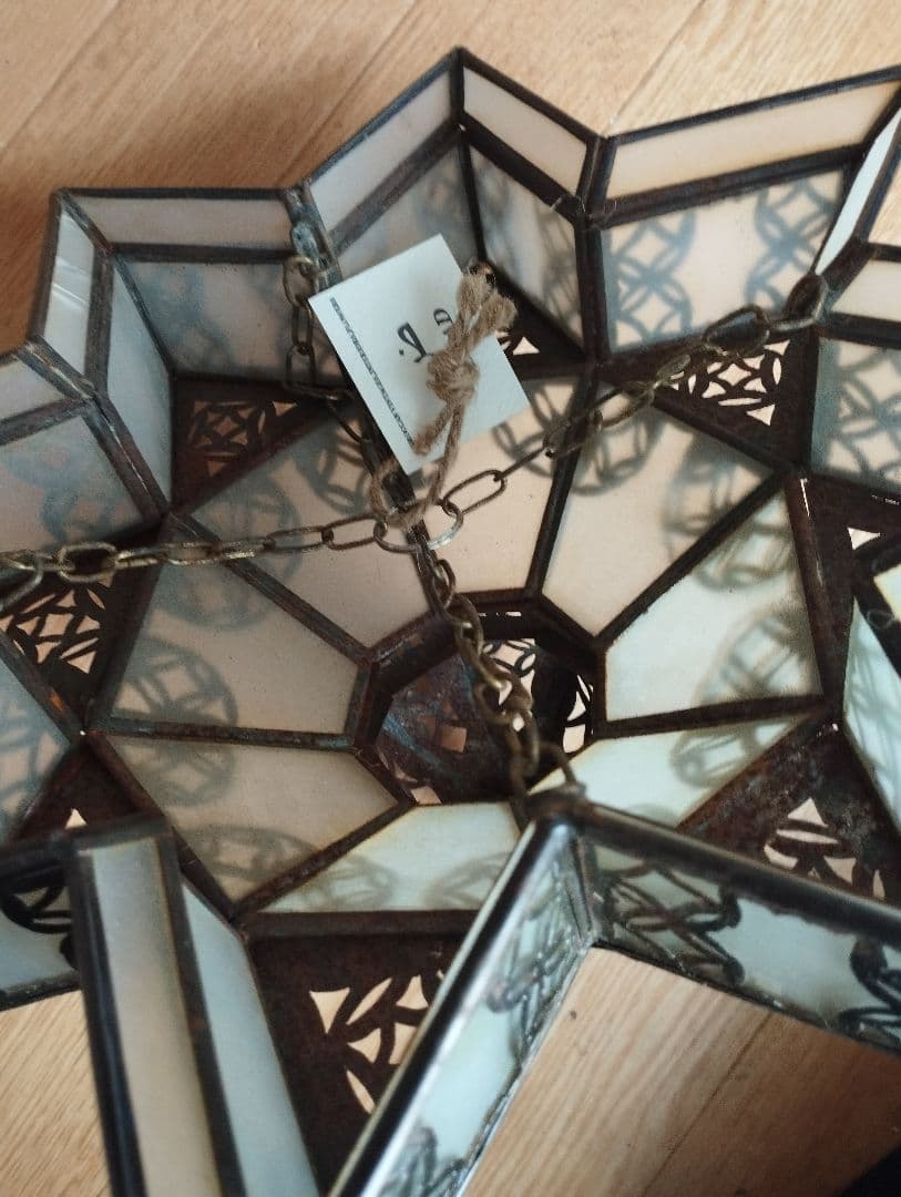 ビンテージ　モロカンランプ　アイアンランプ