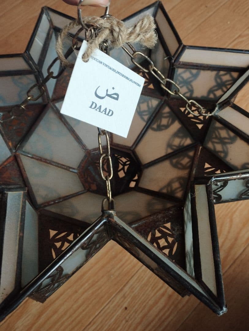 ビンテージ　モロカンランプ　アイアンランプ