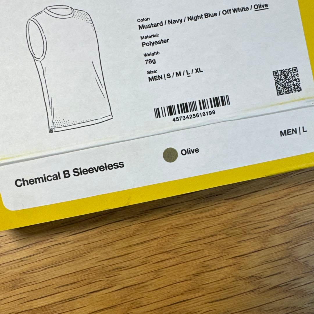 【新品】Chemical B Sleeveless Lサイズ 山と道