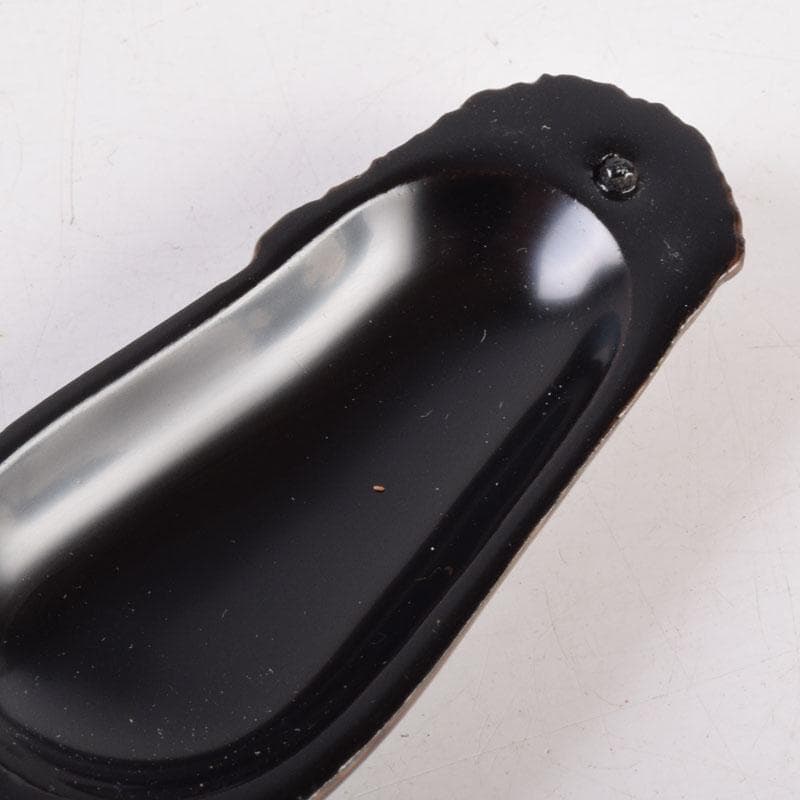 茶道具　山中塗　中村宗悦作　茄子　香合　共布共箱　V　8422