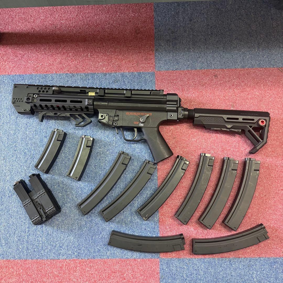 東京マルイ製 MP5A5 外装内部DSGカスタム　マガジン付き
