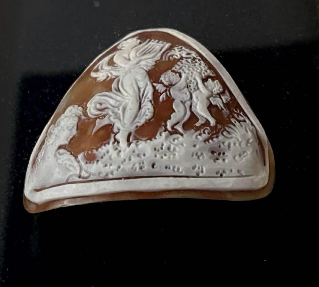 Giuseppe Liverino作 カメオ額装1962年製 A42