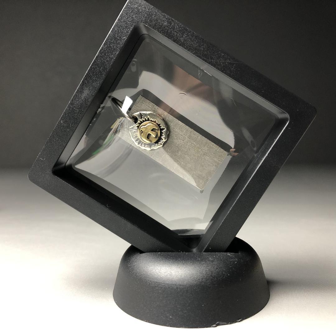 ムオニオナルスタ隕石　メッキ処理済み　ペンダントトップ　 鉄隕石　重さ約31ｇ