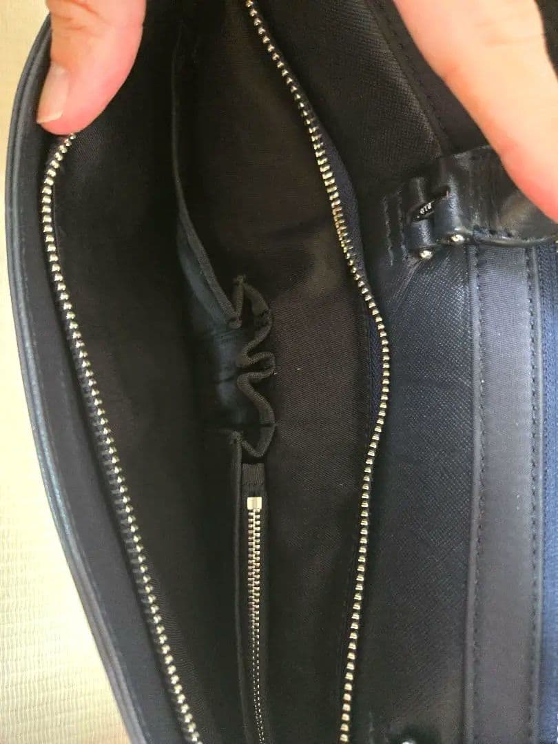 【新品同様】ロワード　p.i.d brina 2wayブリーフケース ネイビー