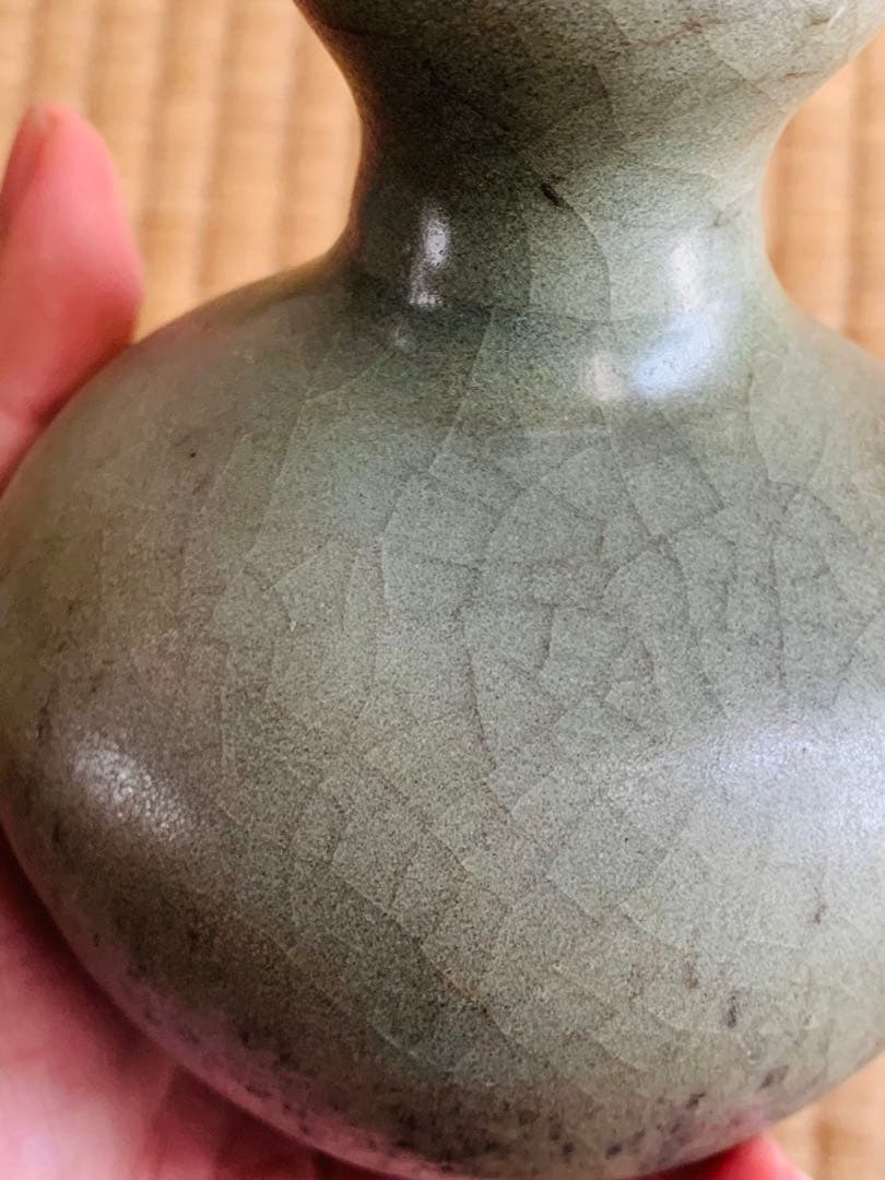 中国古い青磁壺