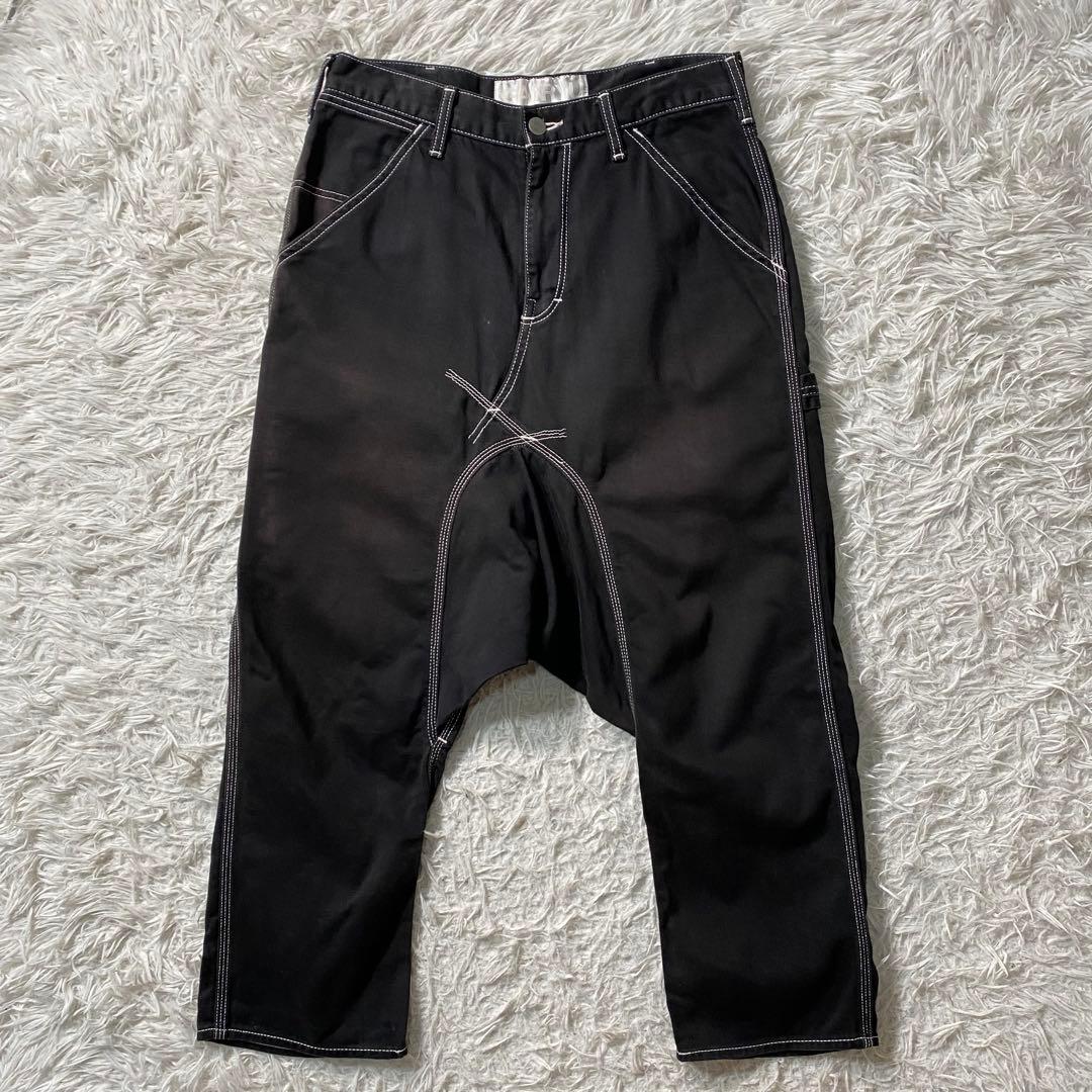 ガンリュウ　サルエルパンツ　2015AW　サルエル　ペインター　ワーク　デニム